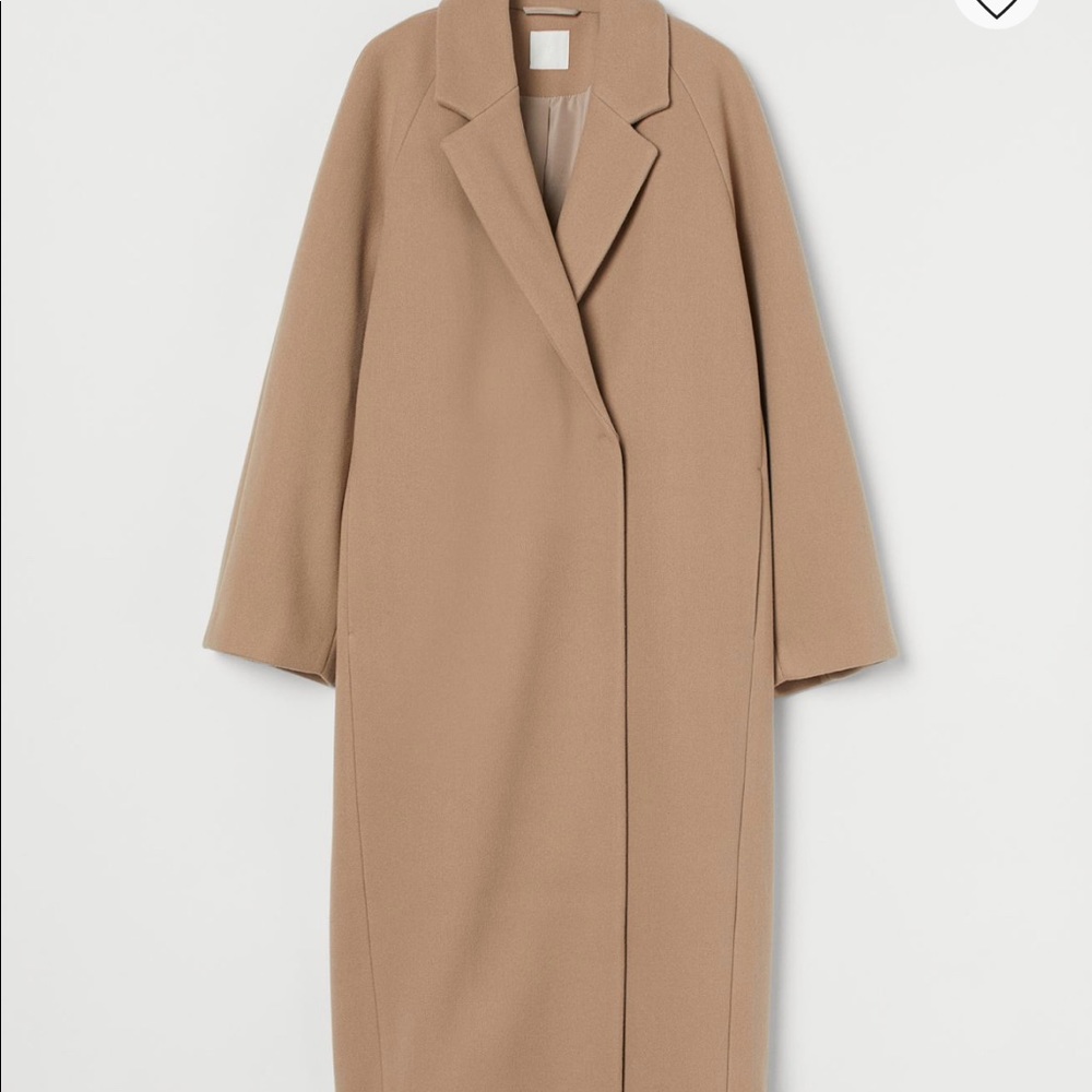 Long beige jacket new with tags